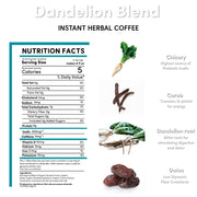 Teeccino Instant Dandelion Herbal Coffee Instant Coffee