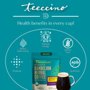 Teeccino Instant Dandelion Herbal Coffee Instant Coffee