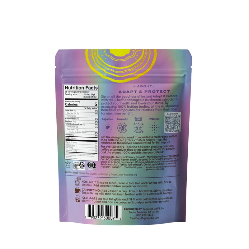 Teeccino Miraculous Mushrooms® Adapt & Protect Instant Herbal Coffee Instant Coffee