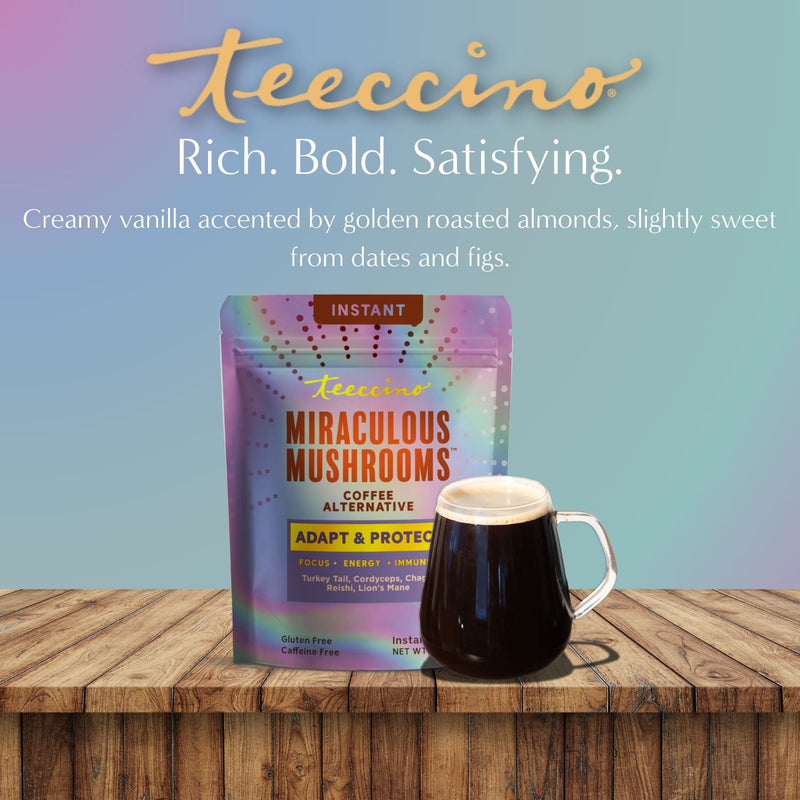 Teeccino Miraculous Mushrooms® Adapt & Protect Instant Herbal Coffee Instant Coffee