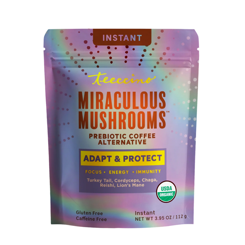 Teeccino Miraculous Mushrooms® Adapt & Protect Instant Herbal Coffee Instant Coffee