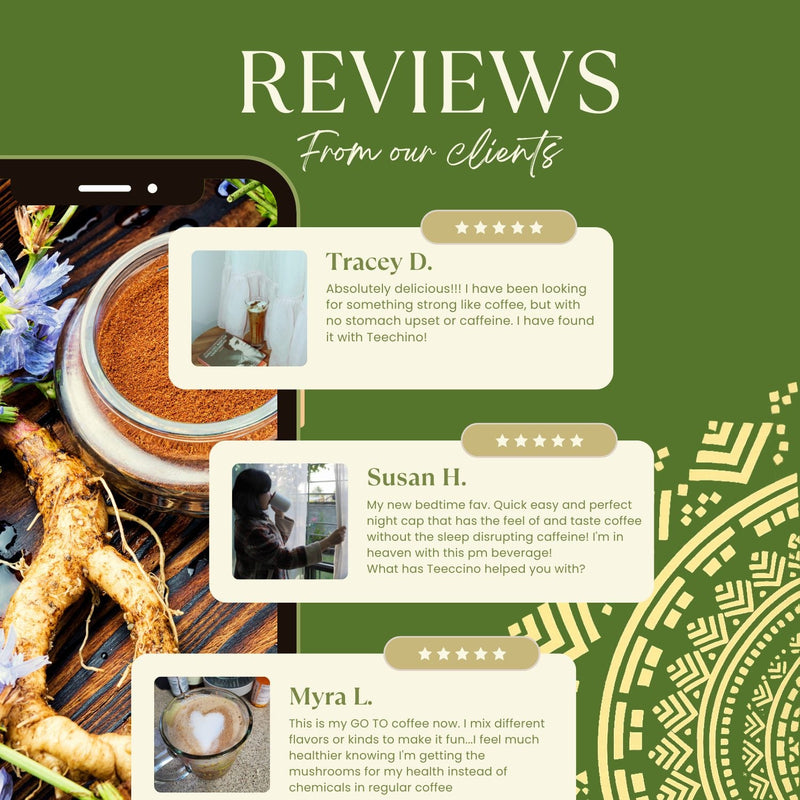 Teeccino Instant French Roast Herbal Coffee Instant Coffee