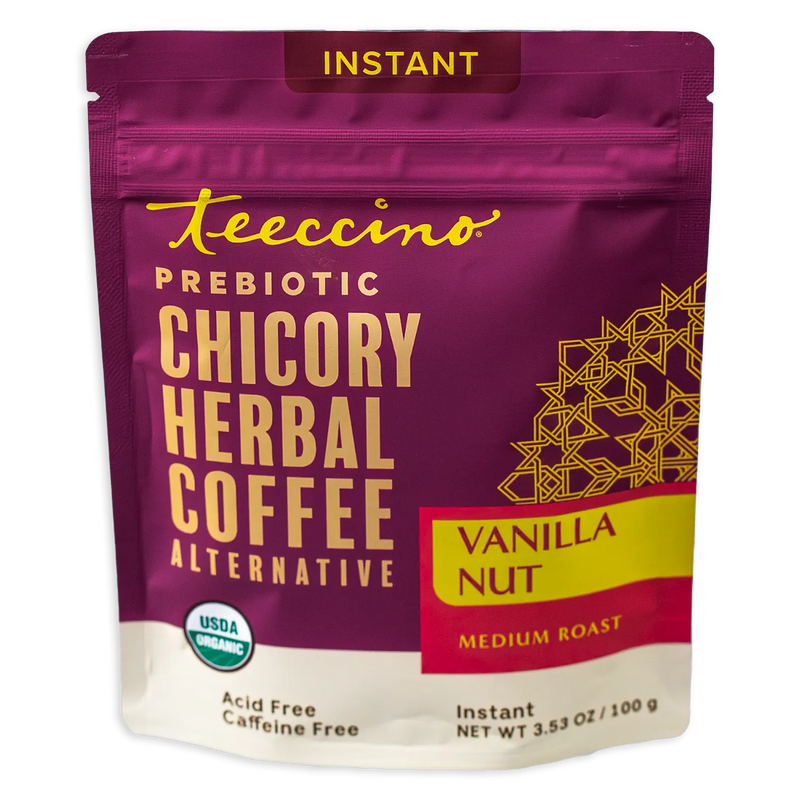 Teeccino Instant Vanilla Nut Herbal Coffee Instant Coffee