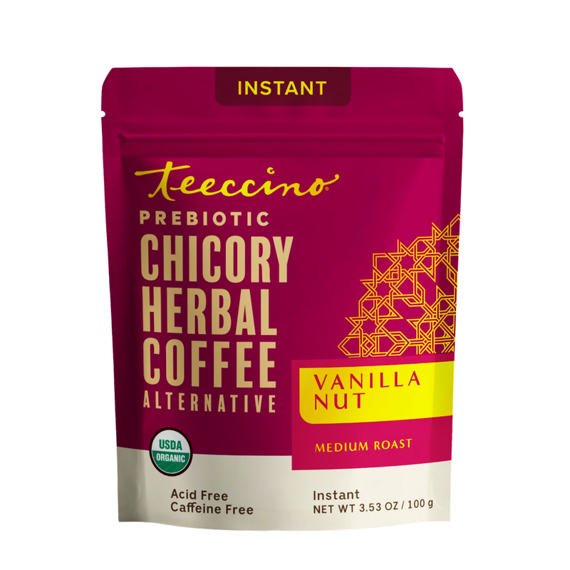 Teeccino Instant Vanilla Nut Herbal Coffee Instant Coffee