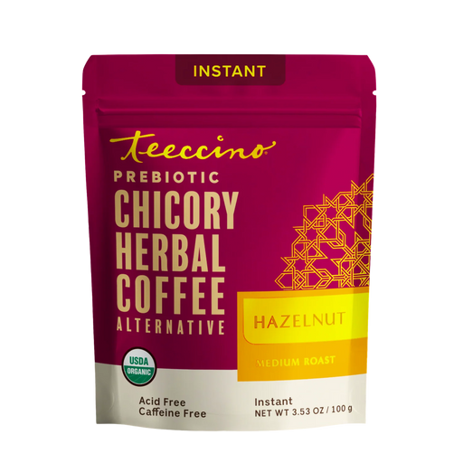 Teeccino Instant Hazelnut Herbal Coffee Instant Coffee