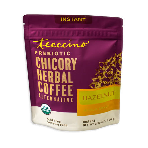 Teeccino Instant Hazelnut Herbal Coffee Instant Coffee