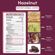 Teeccino Instant Hazelnut Herbal Coffee Instant Coffee