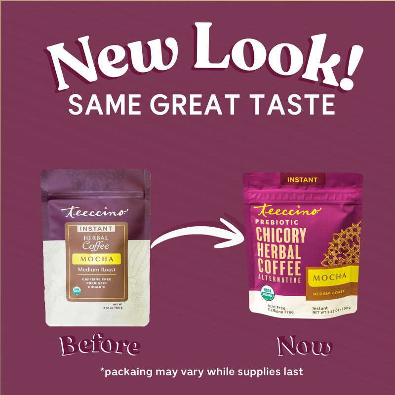 Teeccino Instant Mocha Herbal Coffee Instant Coffee