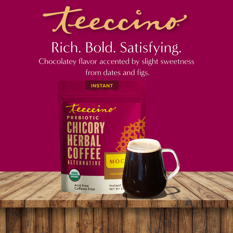 Teeccino Instant Mocha Herbal Coffee Instant Coffee