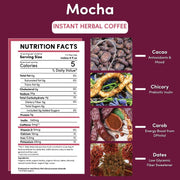 Teeccino Instant Mocha Herbal Coffee Instant Coffee