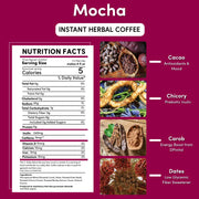 Teeccino Instant Mocha Herbal Coffee Instant Coffee
