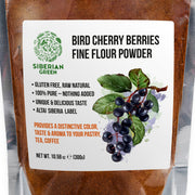 SiberianGreen.com Premium Wild-Harvested Bird Cherry Flour, 300g – Natural & Nutrient-Rich Tea & Infusions
