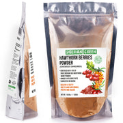 SiberianGreen.com Siberian Hawthorn Powder with Sea Buckthorn – 300g Tea & Infusions