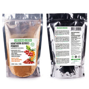 SiberianGreen.com Siberian Hawthorn Powder with Sea Buckthorn – 300g Tea & Infusions
