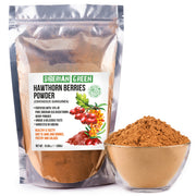 SiberianGreen.com Siberian Hawthorn Powder with Sea Buckthorn – 300g Tea & Infusions