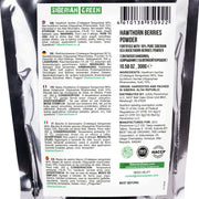 SiberianGreen.com Siberian Hawthorn Powder with Sea Buckthorn – 300g Tea & Infusions