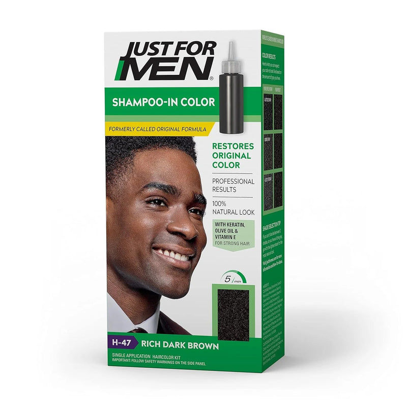 Just For Men Just For Men Rich Dark Brown H 47 Shampoo In Color Shampoo