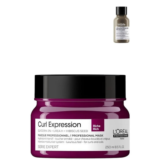 L'Oréal Professionnel L'Oréal Professionnel L'Oreal Curl Expression Rich Curly Hair Mask 250 Ml Masks