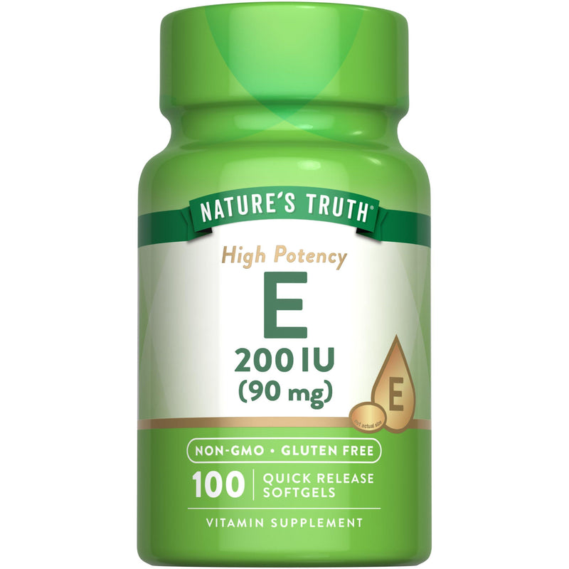 Nature's Truth Nature's Truth Vitamin High Potency E 200 IU, Softgels Vitamins & Supplements