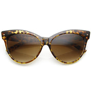 zeroUV High Pointed Tip Inset Frame Oversize Cat Eye Sunglasses 8462 Sunglasses