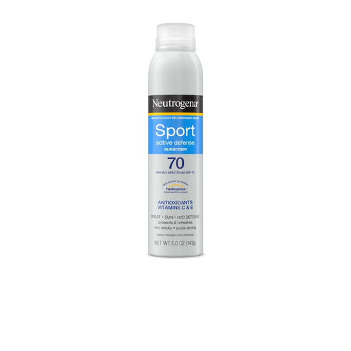 Neutrogena Neutrogena Sport Active Defense SPF 70 Sunscreen Spray 5.0 Oz Sunscreen