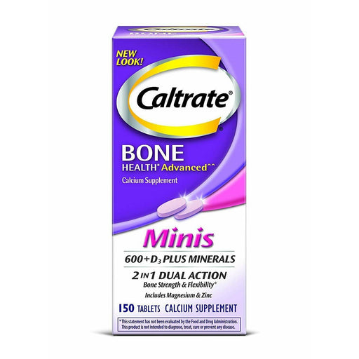 Caltrate Caltrate Calcium & Vitamin D3 Supplement Plus Minerals Mini Tablets, 150 Ea Vitamins & Supplements