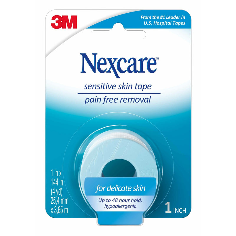 Nexcare Nexcare Hospital Tape, Sensitive Skin, 1 Inch First Aid White Smoke