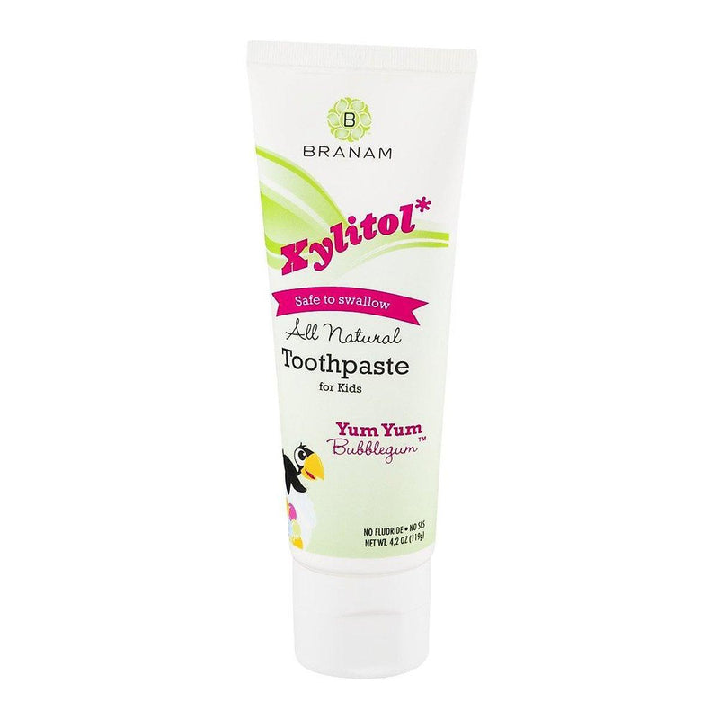 Dr. Branam's Xylitol Dr. Branam's Xylitol All Natural Toothpaste For Kids, Bubblegum, 4 Oz Toothpaste