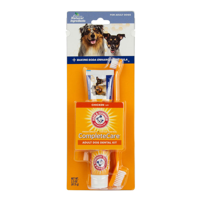 Arm & Hammer Arm & Hammer Complete Care Adult Dog Dental Kit 2.5oz/2ct Dog Supplies