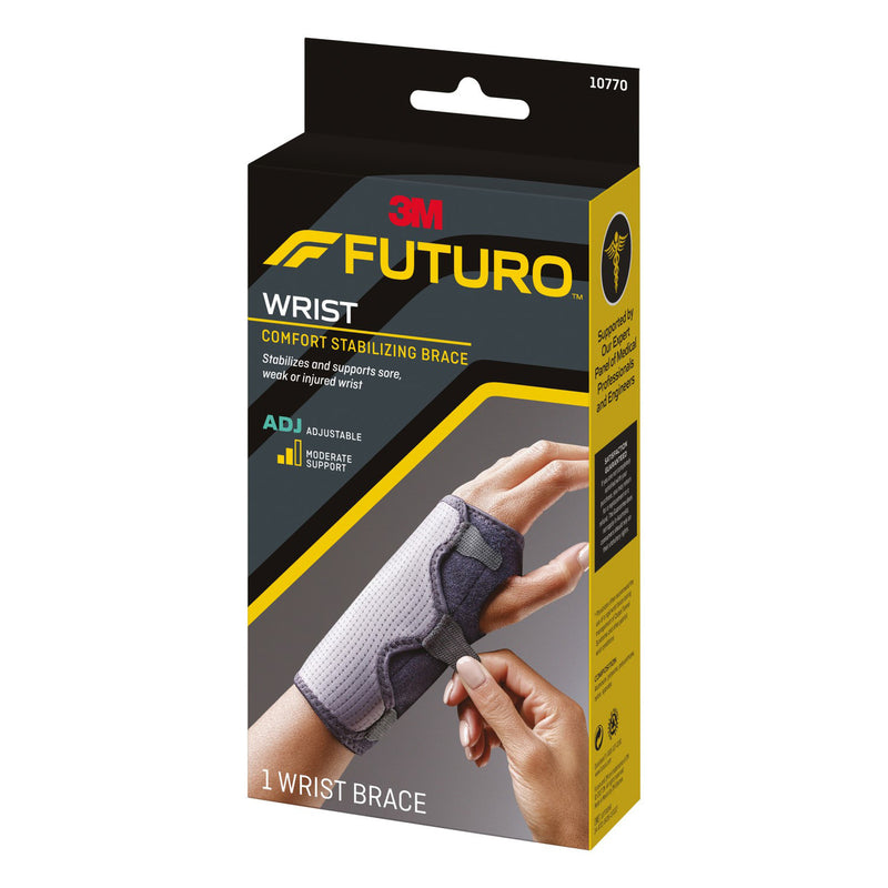 Futuro Futuro Adjustable Reversible Splint Wrist Brace, Moderate Stabilizing Support Wall Jacks & Braces