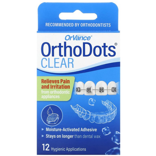 OrthoDots OrthoDots Clear 12 Hygienic Applications Dentures