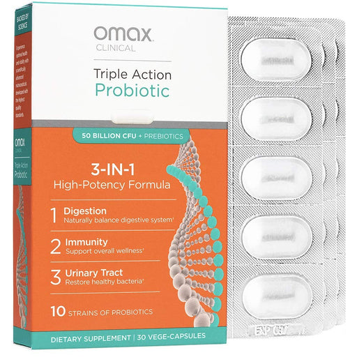 Omax3 Omax3 Omax Synbiotic Probiotic Prebiotic Inulin Chicory Root Fiber Vitamins & Supplements