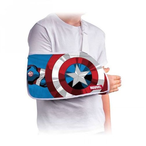 DonJoy DonJoy Marvel Kids Arm Sling Captain America XXS Paediatric 23cm Arm Length