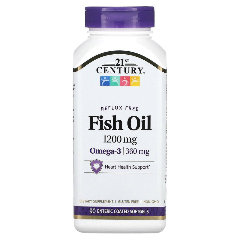 21st Century 21st Century Fish Oil 1200 Mg Enteric Coated Softgels 90Ct Vitamins & Supplements