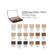 Graftobian Make-Up Company Glamour Crème™ Ultra HD Foundation Super Palettes