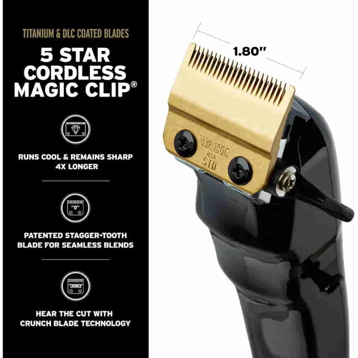 Buybarber.Com Wahl Professional | 5-Star Series Cordless Barber Combo |