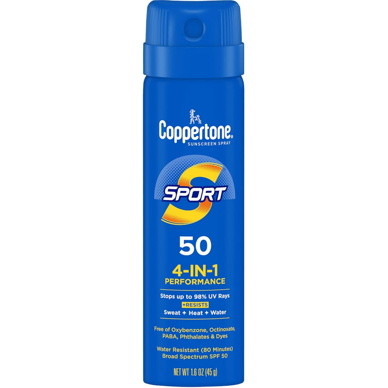 Coppertone Coppertone Sport Sunscreen Spray, Spf 50 Spray Sunscreen, 1.6 Oz Sunscreen