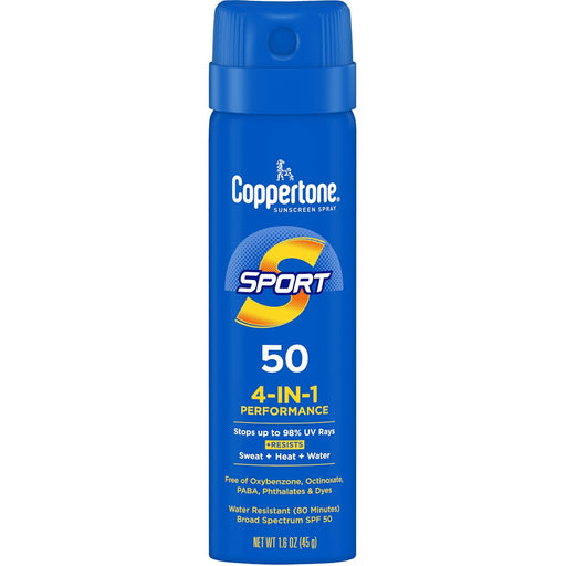 Coppertone Coppertone Sport Sunscreen Spray, Spf 50 Spray Sunscreen, 1.6 Oz Sunscreen