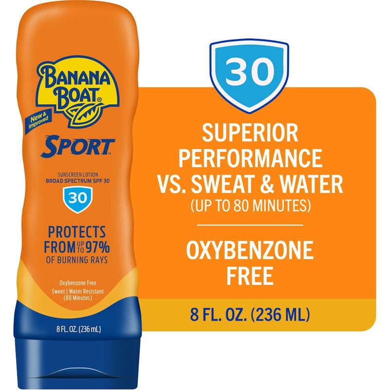 Banana Boat Banana Boat Ultra Sport Performance Lotion Sunscreen Broad Spectrum SPF 30 - 8 Ounces Sunscreen