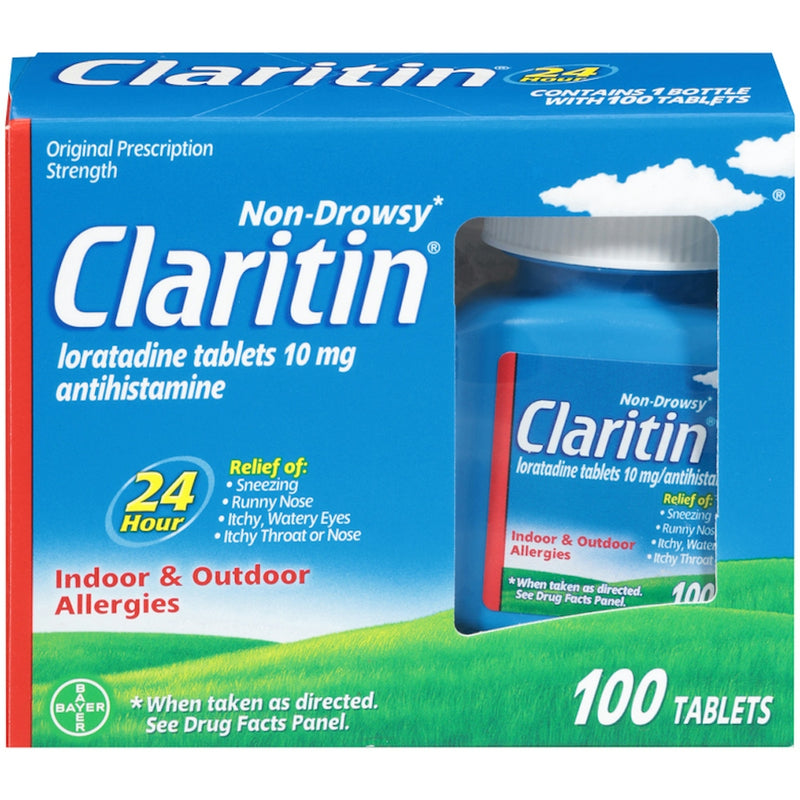 Claritin Claritin Allergy Relief 24 Hour Non-Drowsy Loratadine Tablets Medicine & Drugs