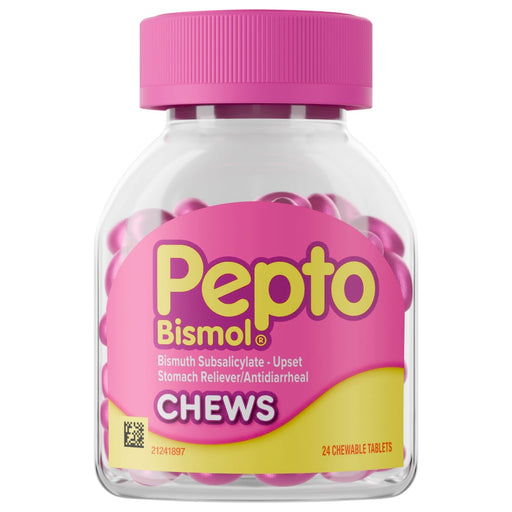 Pepto Bismol Pepto Bismol Mint Chewable Tablets 24Ct Health & Beauty