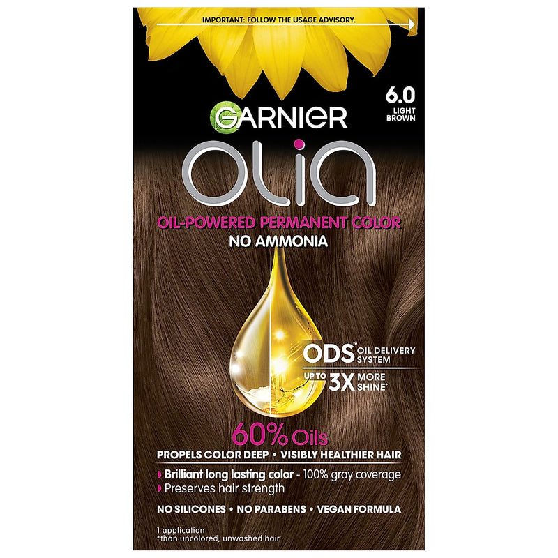 Garnier Garnier Olia Brilliant Color Light Brown Hair Color Kit Hair Color
