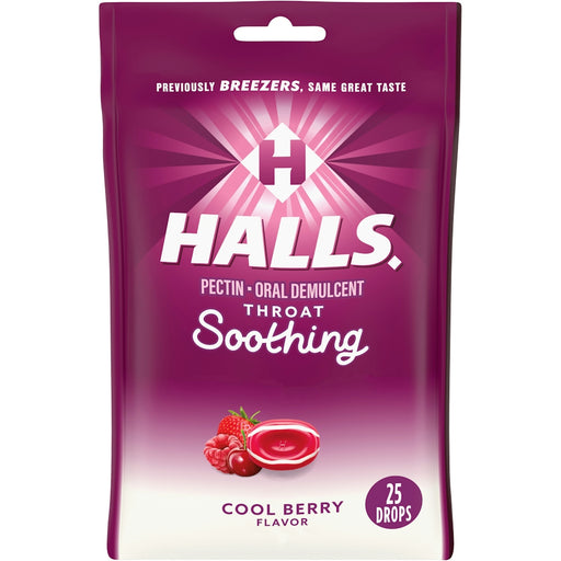 Halls Halls Drops, Cool Berry Flavor, Throat Soothing Health & Beauty