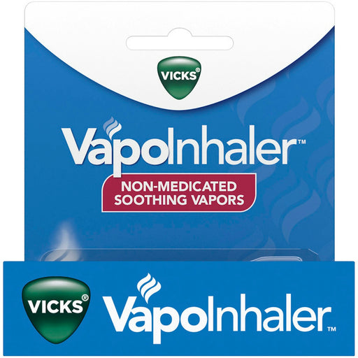 Vicks Vicks VapoInhaler, Portable Nasal Inhaler, Refreshing Menthol Vapors, 1 Count Respiratory Care White Smoke