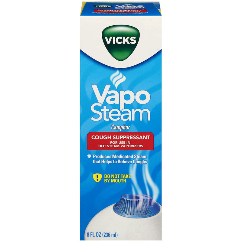 Vicks Vicks Vapo Steam Cough Suppressant - 8 Fl Oz Health & Beauty Light Gray