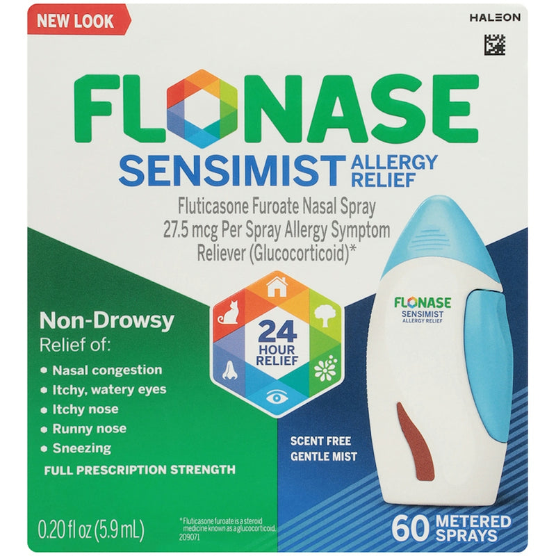 Flonase Flonase Sensimist 24hr Allergy Relief Nasal Spray - Gentle Mist, Scent-Free, 60 Sprays, 0.20 Fl Oz Health & Beauty