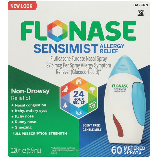 Flonase Flonase Sensimist 24hr Allergy Relief Nasal Spray - Gentle Mist, Scent-Free, 60 Sprays, 0.20 Fl Oz Health & Beauty