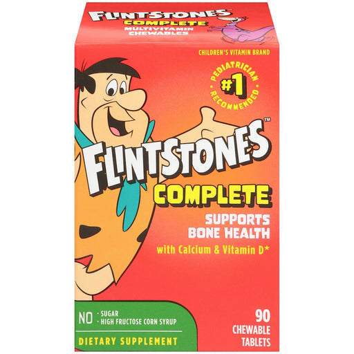 Flintstones Flintstones Complete Multivitamin, Chewable Tablets Vitamins & Supplements