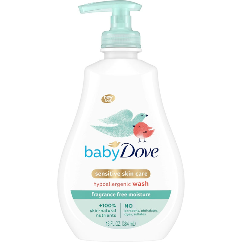 Dove Baby Dove Tip To Toe Wash, Sensitive Moisture, Fragrance Free 13 Oz Baby & Toddler
