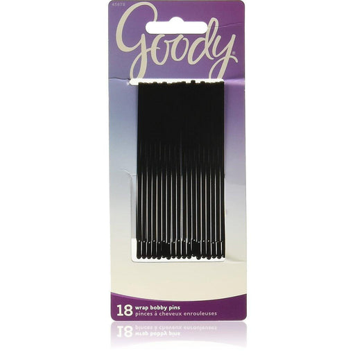 Goody Goody Mosaic Curved Bobby Pins, Black, X-Large Bowling Pins Black
